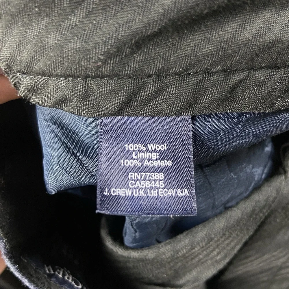 J.Crew Thompson Dress Pants Size 29x32 Navy 100% Wool Slim Fit Casual Wear
